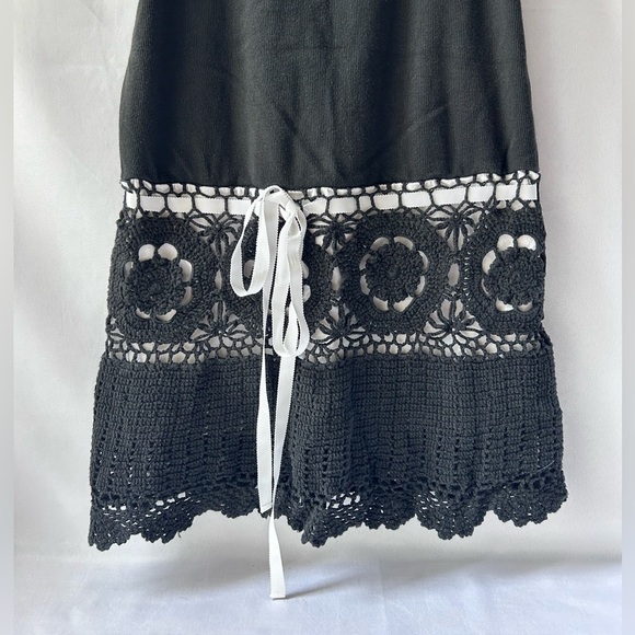 Moda international black crotchet dress - Picture 3 of 6
